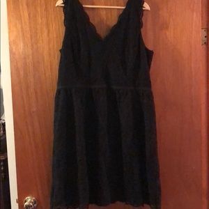 Black Lace Ann Taylor Loft Dress